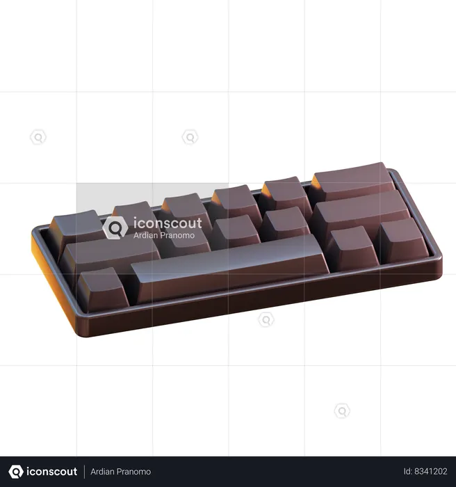 Teclado  3D Icon