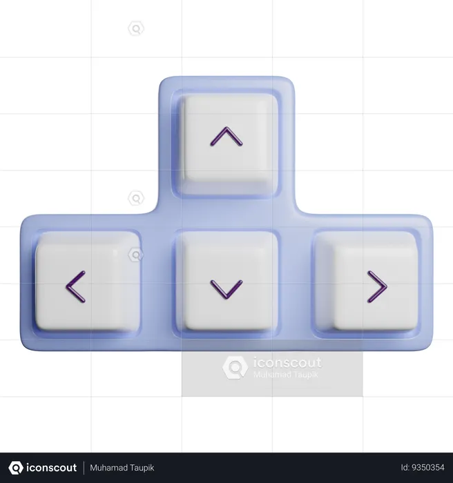 Teclado  3D Icon