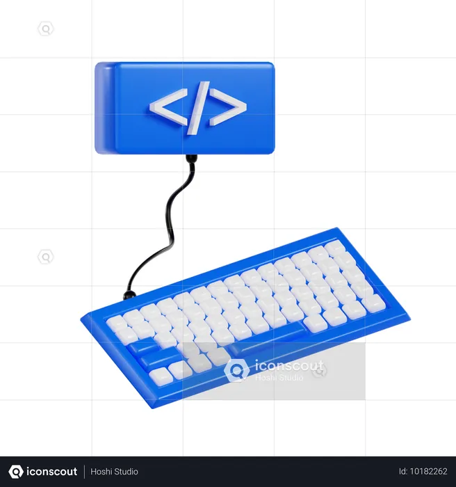 Teclado  3D Icon