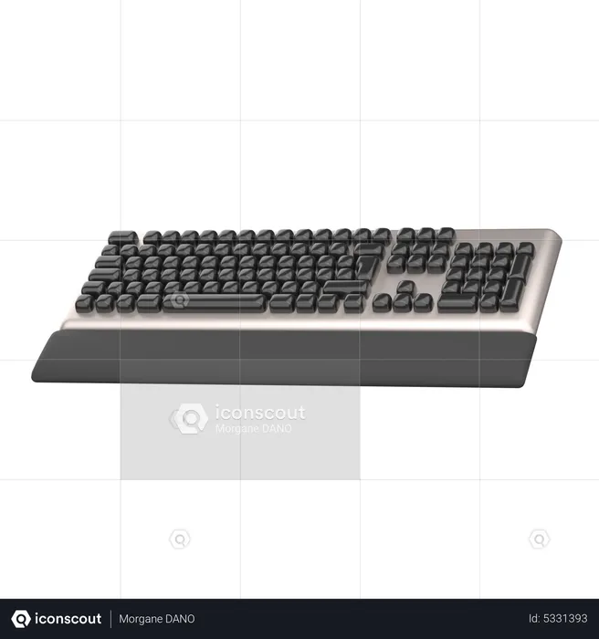 Teclado  3D Icon