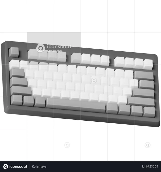 Teclado  3D Icon