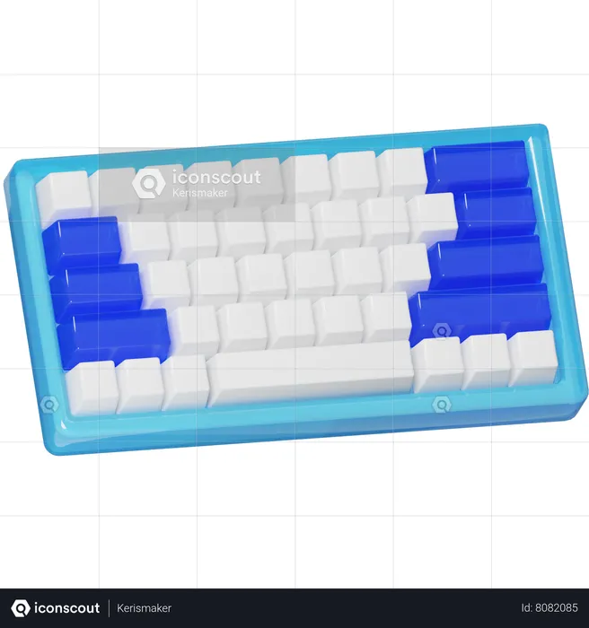 Teclado  3D Icon