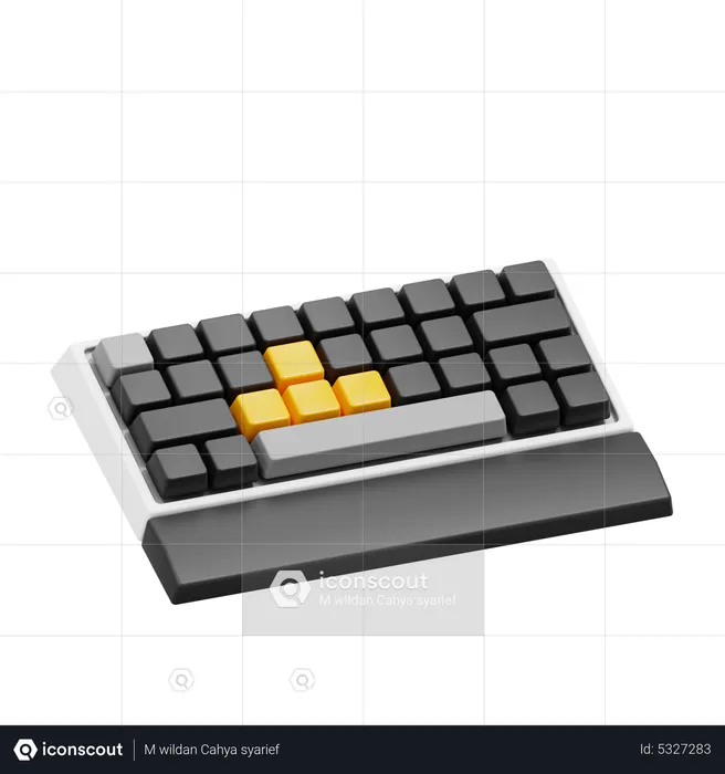 Teclado para jogos  3D Icon