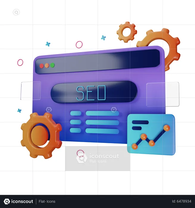 SEO técnico  3D Icon