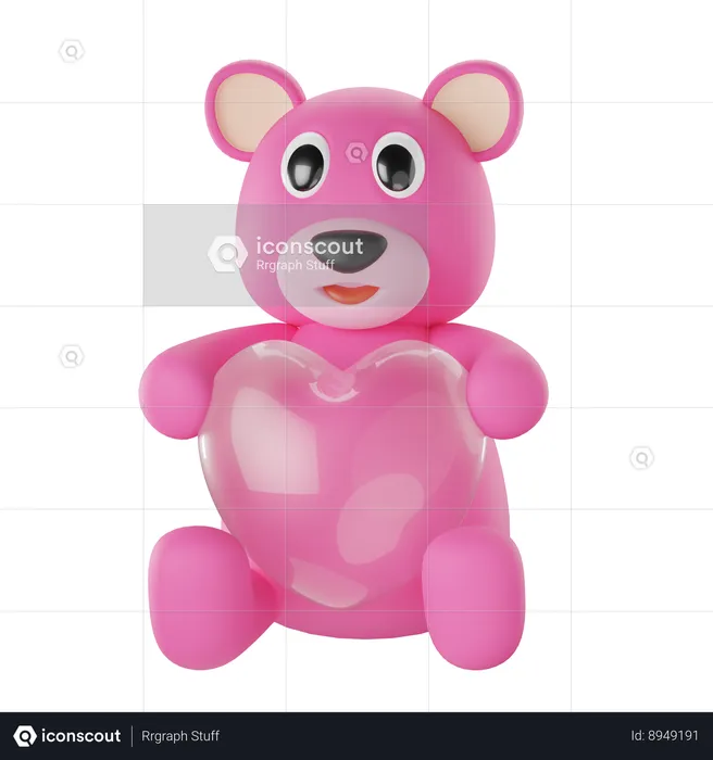 Teddy Bear  3D Icon