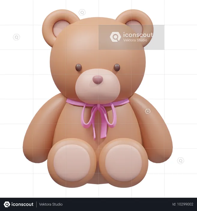 Teddy Bear  3D Icon