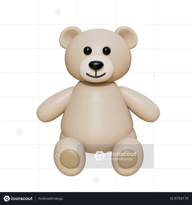 Teddy Bear  3D Icon