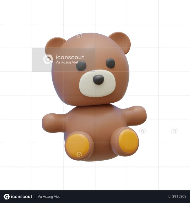 Teddy Bear  3D Icon