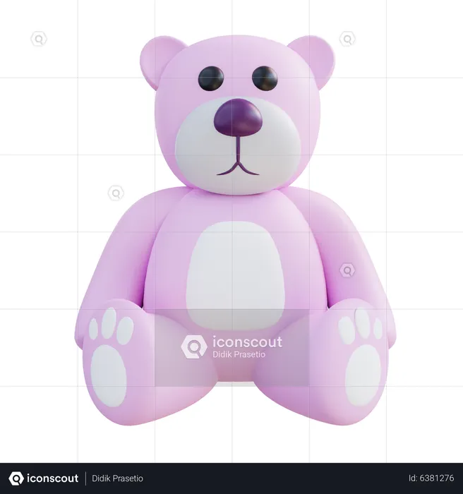 Teddy Bear  3D Icon