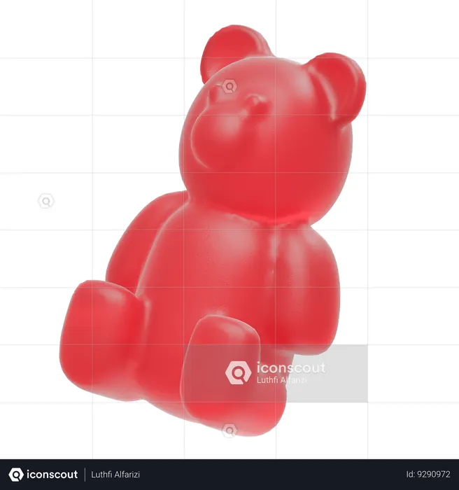 Teddy candy  3D Icon