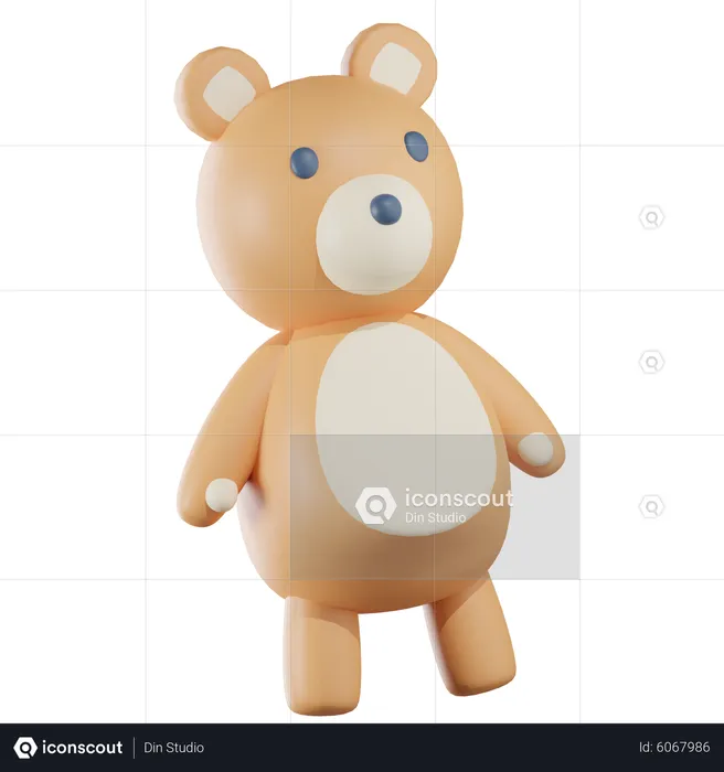 Teddybär  3D Icon