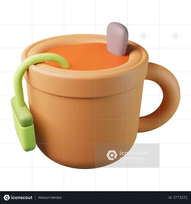 Tee  3D Icon
