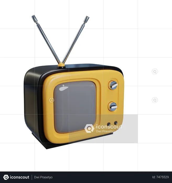 La télé  3D Icon