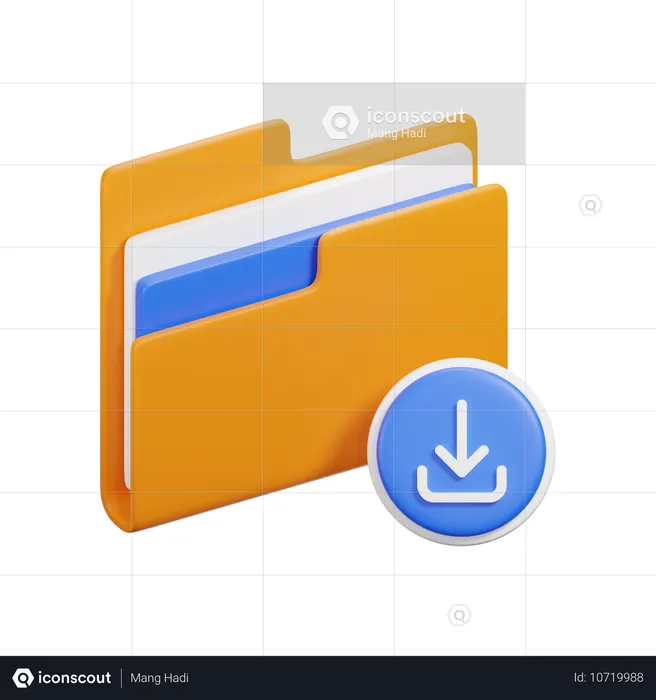 Dossier de téléchargement  3D Icon