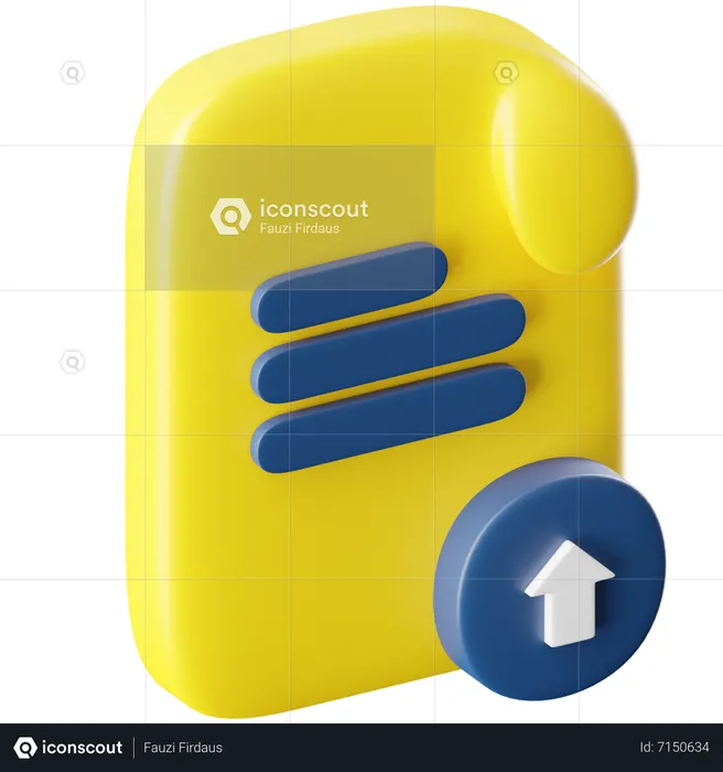 Téléverser un fichier  3D Icon