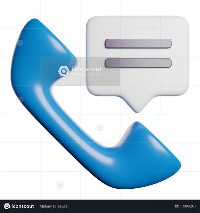 Telefon  3D Icon