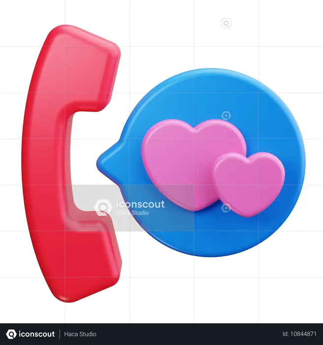 Telefon  3D Icon