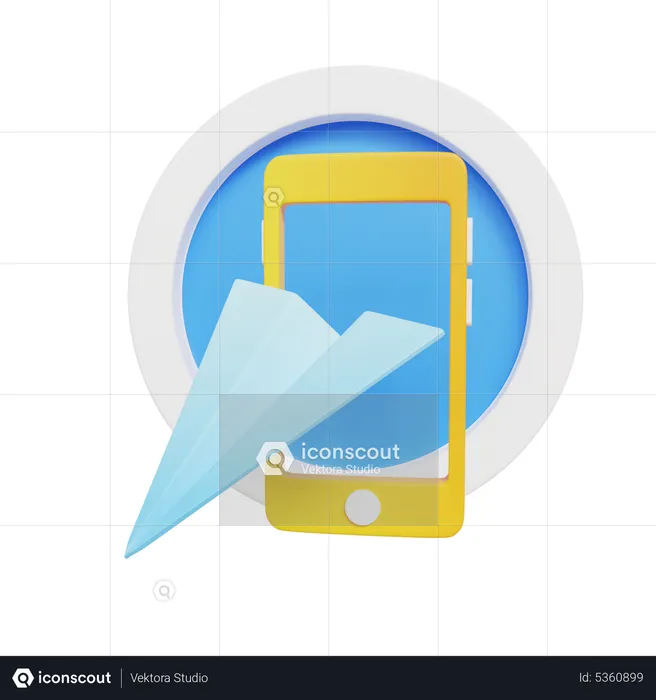 Telefon E-Mail  3D Icon