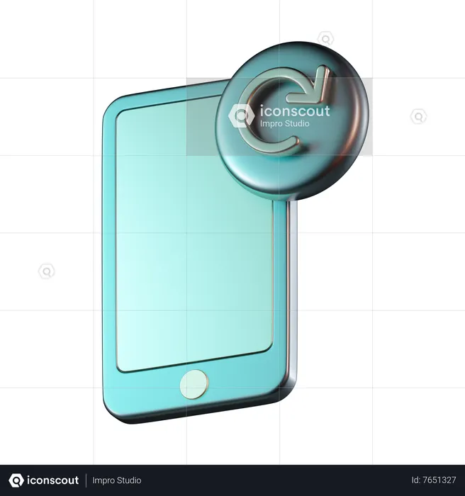 Telefon aufladen  3D Icon