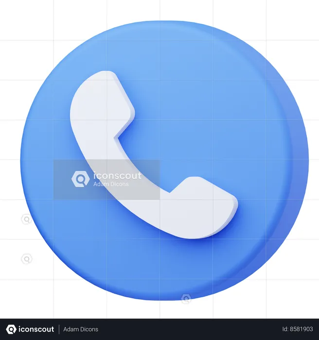 Telefone  3D Icon