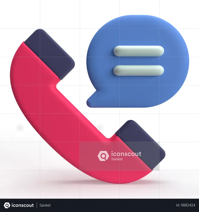 Telefone  3D Icon