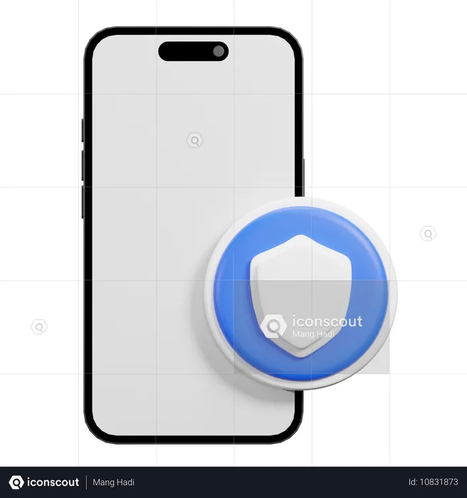 Telefone de segurança  3D Icon