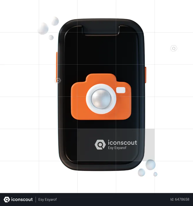 Telefonkamera  3D Icon