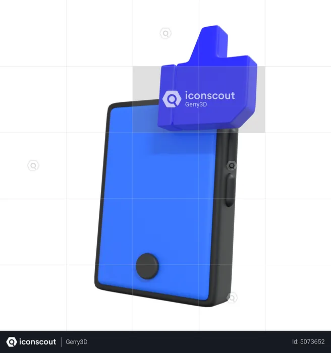 Teléfono como  3D Icon