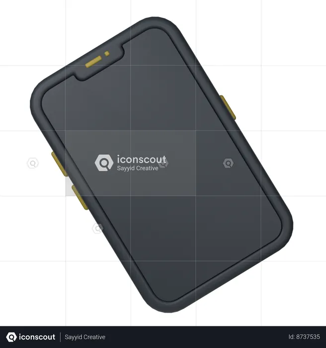 Teléfono inteligente  3D Icon