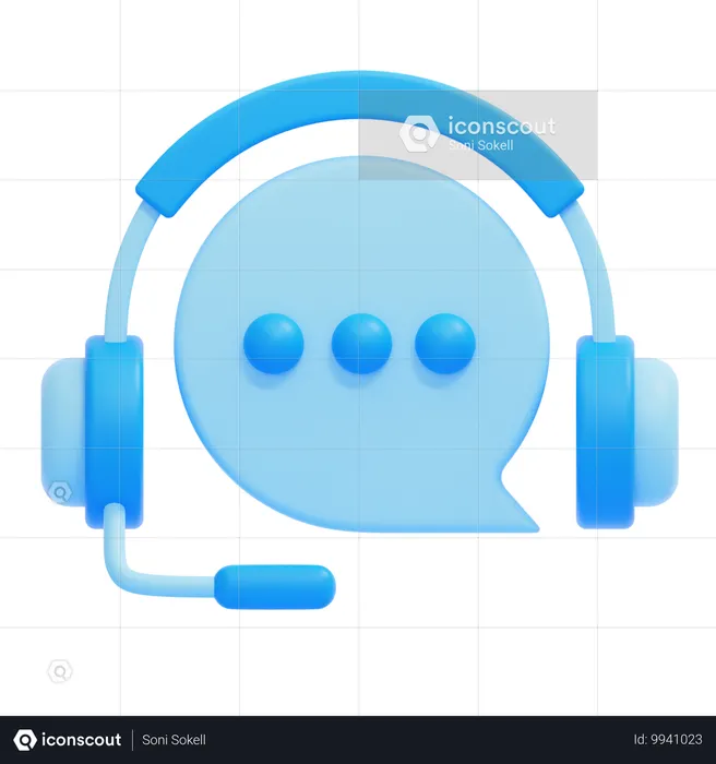 Telemarketing  3D Icon