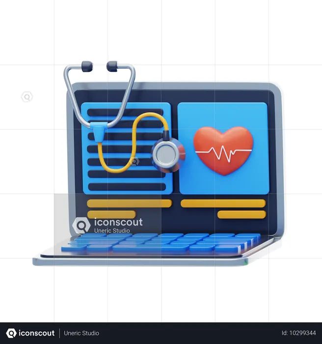 Telemedicina  3D Icon