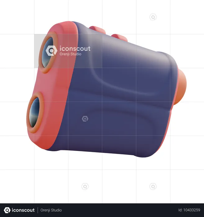 Telémetro de golf  3D Icon