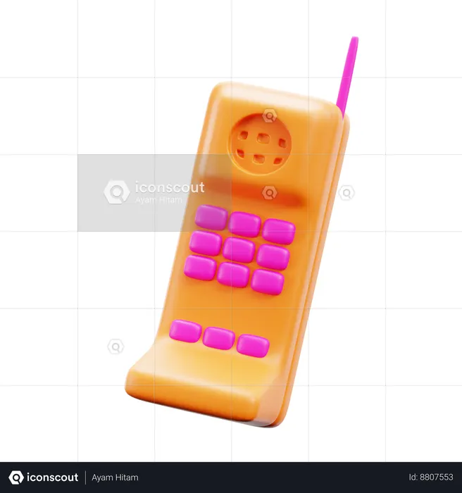 Téléphone  3D Icon