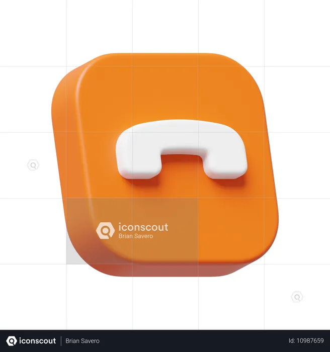 Téléphone  3D Icon