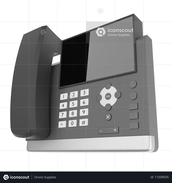 Téléphone  3D Icon