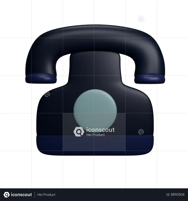 Telephone  3D Icon