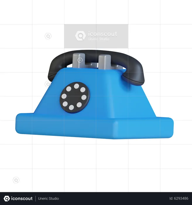 Telephone  3D Icon