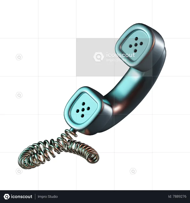 Telephone  3D Icon