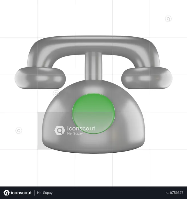 Telephone  3D Icon