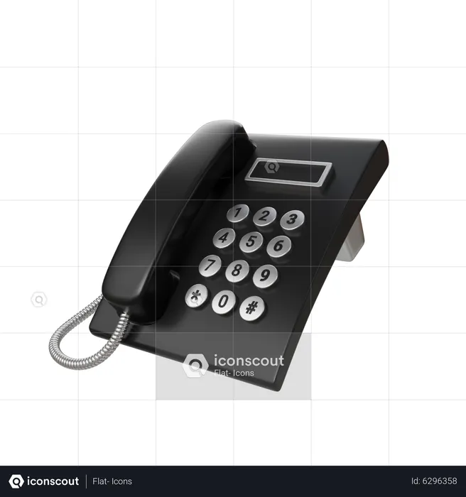 Telephone  3D Illustration