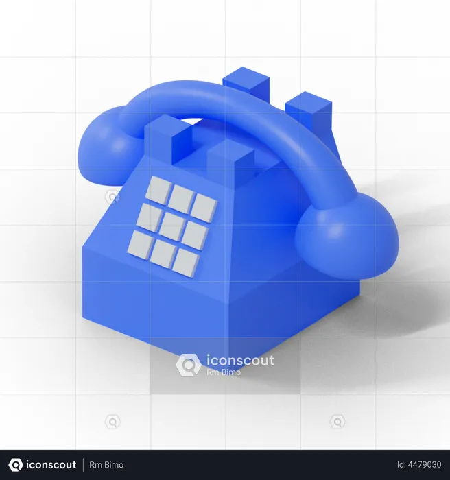 Telephone  3D Illustration