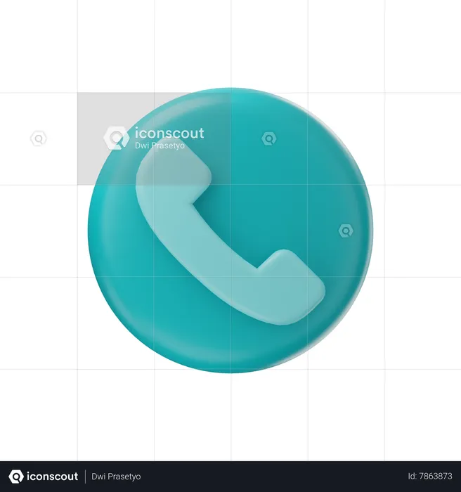 Téléphone  3D Icon