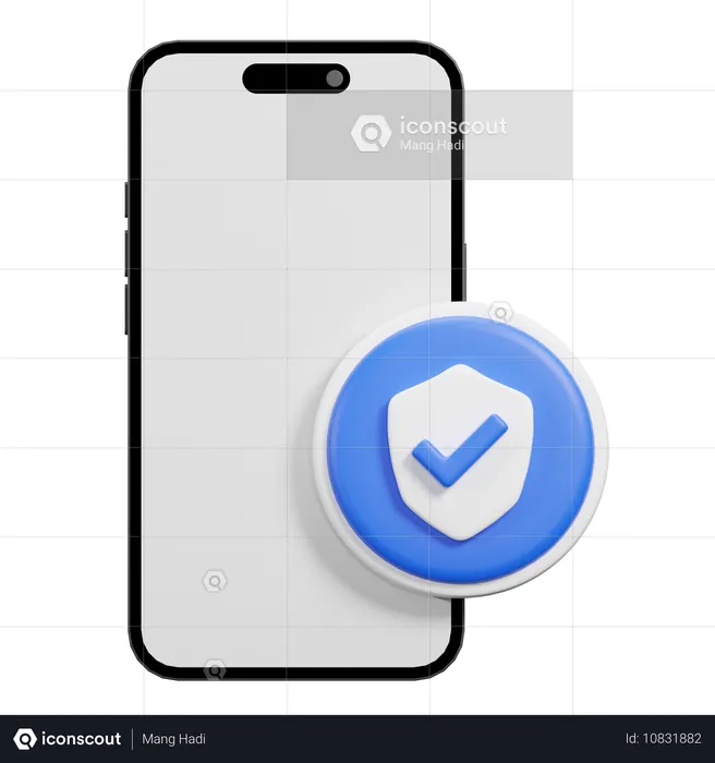 Téléphone de sécurité 1  3D Icon