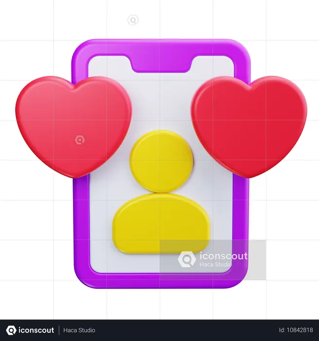 Téléphone mobile  3D Icon