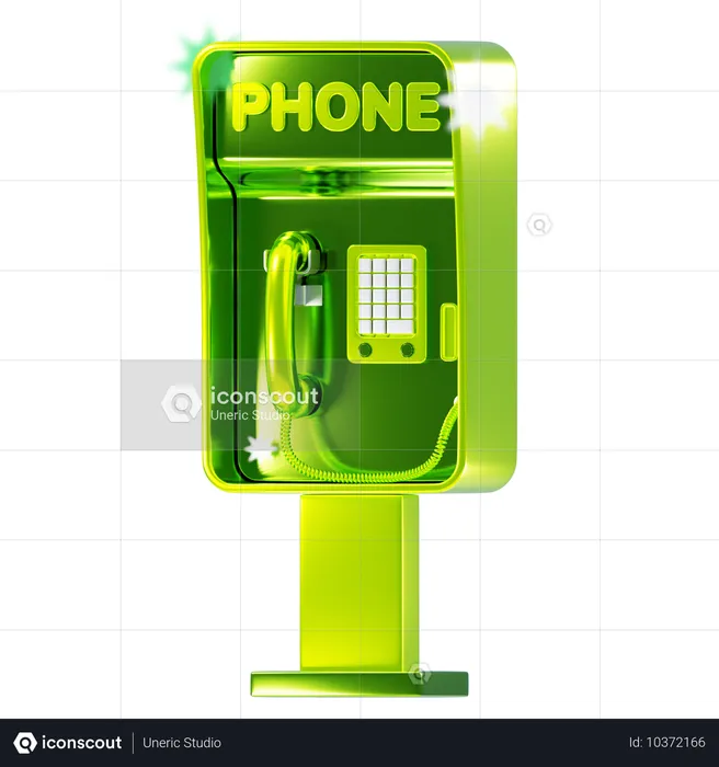 Téléphone public  3D Icon