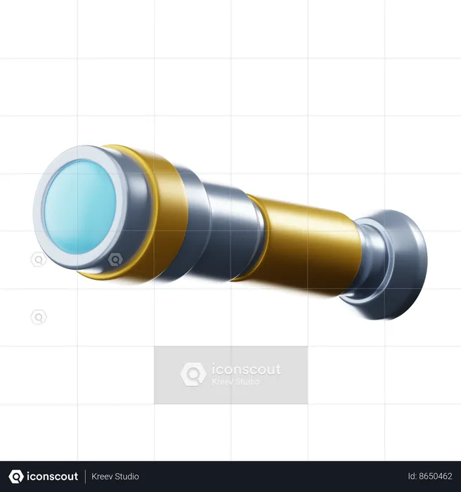 Télescope  3D Icon