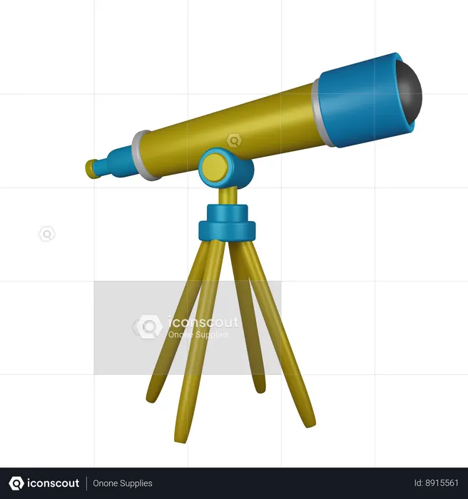 Télescope  3D Icon