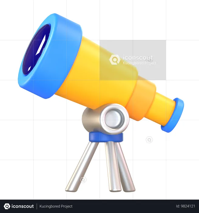 Télescope  3D Icon