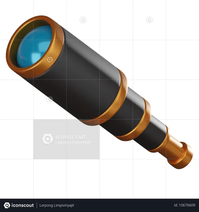 Télescope  3D Icon