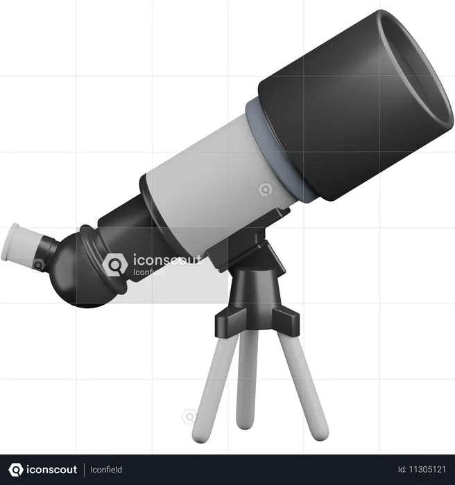 Télescope  3D Icon